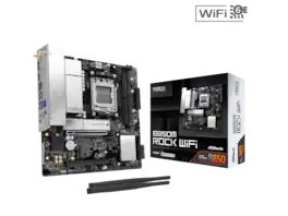 ASRock - B850M Rock WiFi AM5 AMD B850 Micro ATX Motherboard