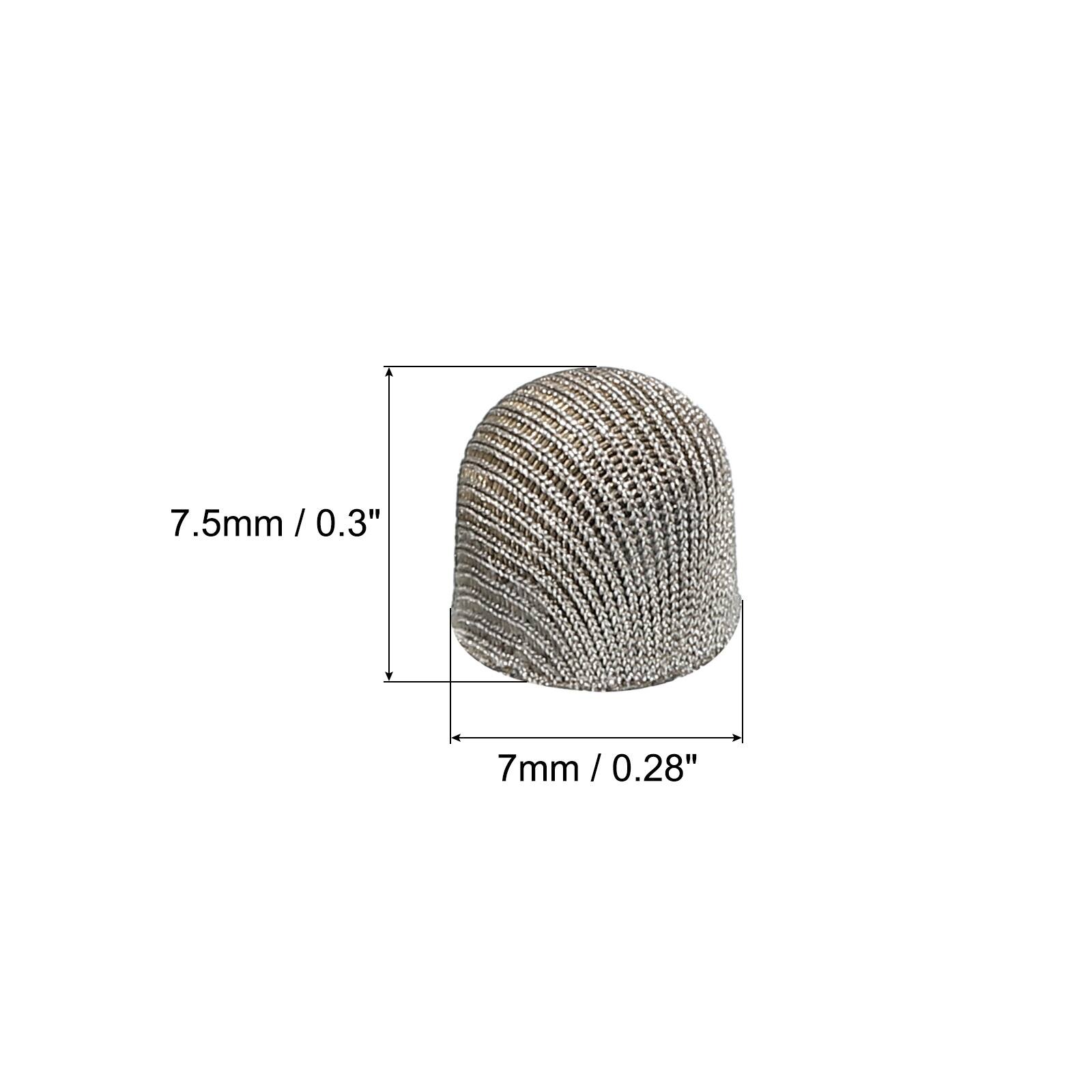 7.5mm / 0.3"  
7mm / 0.28"