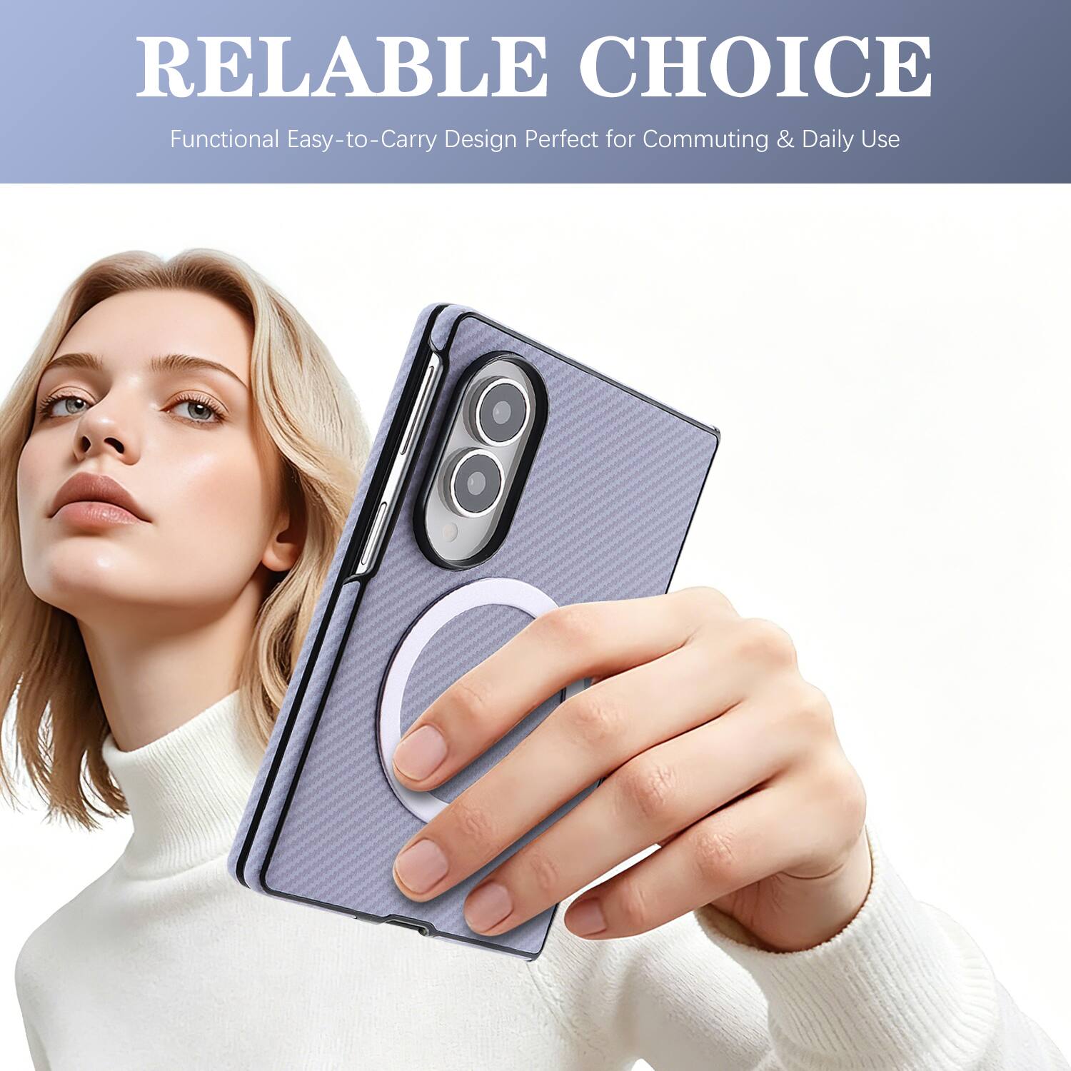 RELIABLE CHOICE  
Functional Easy-to-Carry Design  
Perfect for Commuting & Daily Use