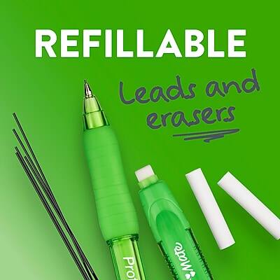 REFILLABLE  
Leads and erasers  

ProW. Mate I Pro