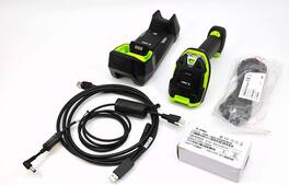 Zebra - LI3678-SR Ultra-Rugged Cordless 1D Barcode Scanner/Linear Imager Kit, FIPS, Vibration Motor, Includes Cradle, Powe