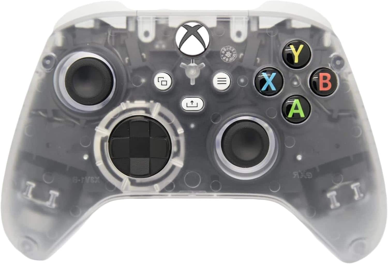 ProControllers - Wireless Xbox Custom Controller – Compatible with Xbox One, Xbox Series X, Xbox Series S & PC - Clear - Multi