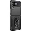 Angle. SaharaCase - Heavy Duty Kickstand Series Case for Samsung Galaxy Z Flip4 - Black.