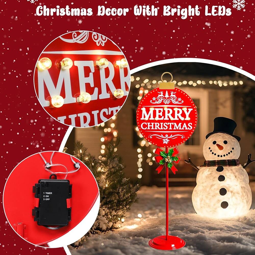 Christmas Decor With Bright LEDs

MERRY CHRISTMAS

1 TIMER
2 ON
3 OFF