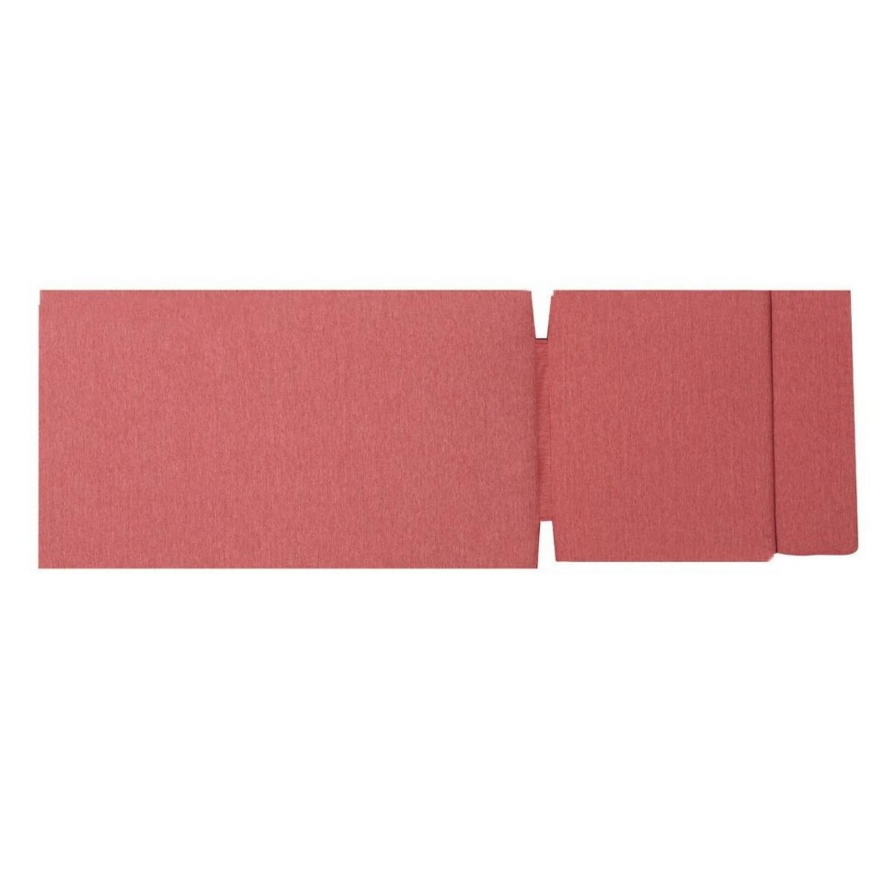 Alt View 8. Ecooso - 2PCS Outdoor Chaise Lounge Cushion，Water-Resistant，100% Polyester Fabric, No Assembly Required(Without Chaise Lounge) - Red.