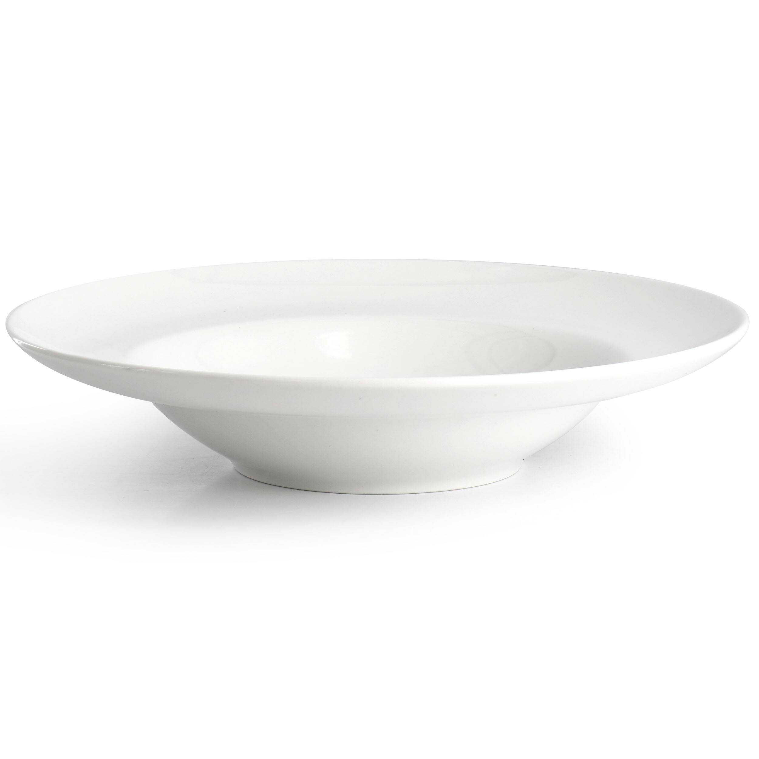 Alt View 1. Gibson - Gibson Home Great Essentials 2 Piece Fine Ceramic 20oz Entree Bowl Set in White - White.