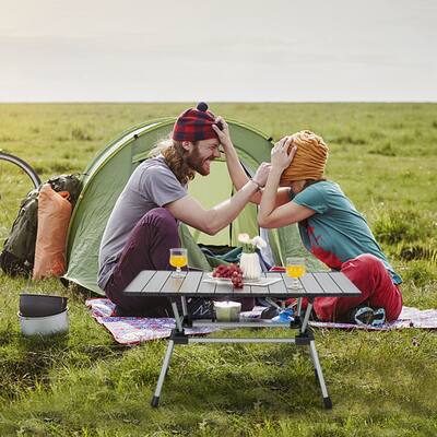 NewHome Portable Heavy Duty Picnic Camping Table/Chair – Foldable, Lightweight With Carry Bag
