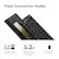 Triple Connection Modes
- 2.4 GHz: Ultra-fast 2.4GHz wireless connection
- 5.2: Stable connection pairing with up to 3 devices
- Type-C wired connection