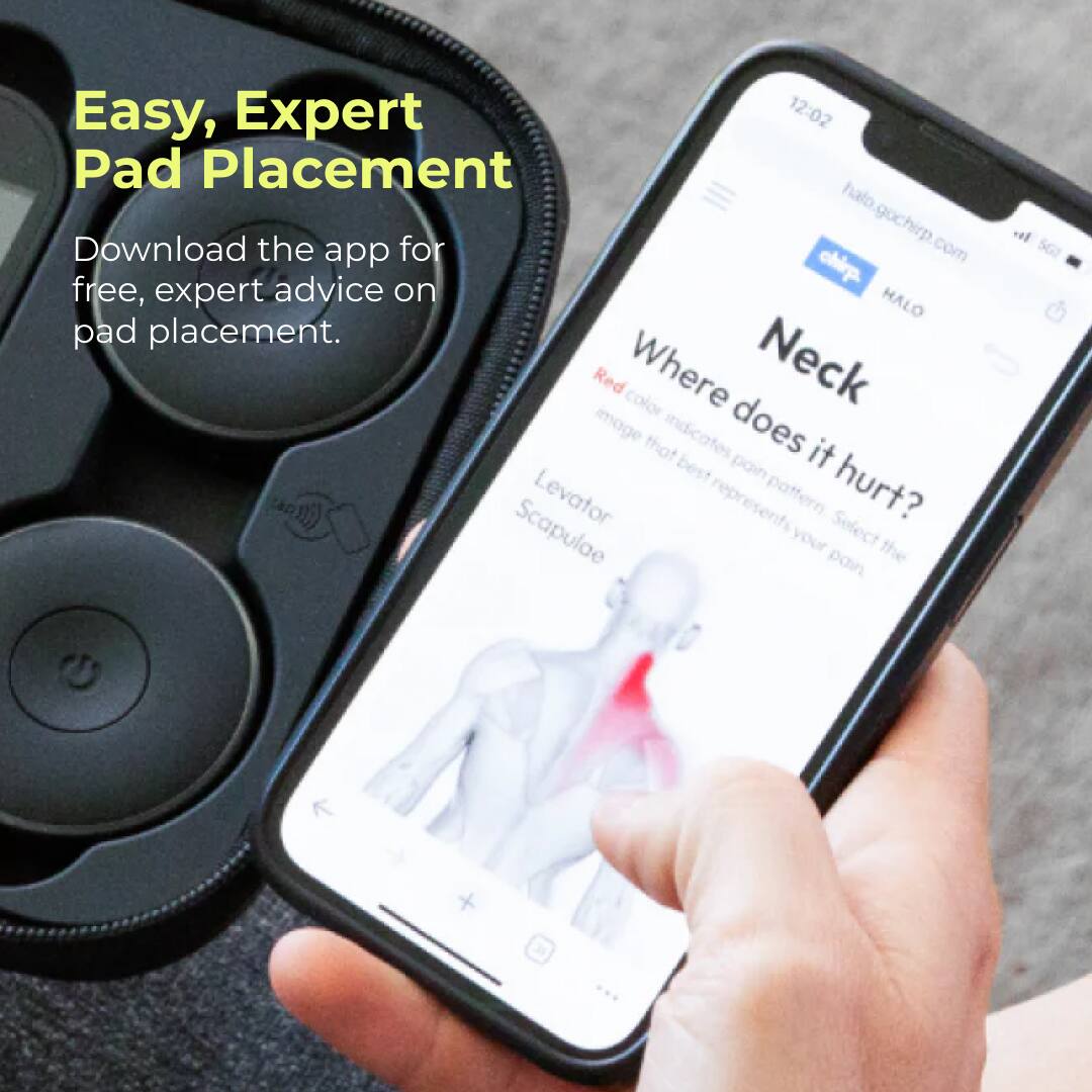Easy, Expert Pad Placement

Download the app for free, expert advice on pad placement.

Where does it hurt? Neck

Red color indicates pain pattern. Select the image that best represents your pain.

Levator Scapulae