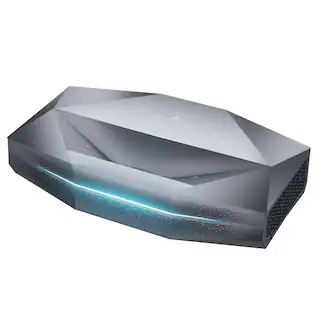 AWOL Vision - Refurbished Excellent - Aetherion Max 4K Projector, Triple Laser UST Projector, 3300 ISO Lumens, Daytime Viewing - Dark Gunmetal