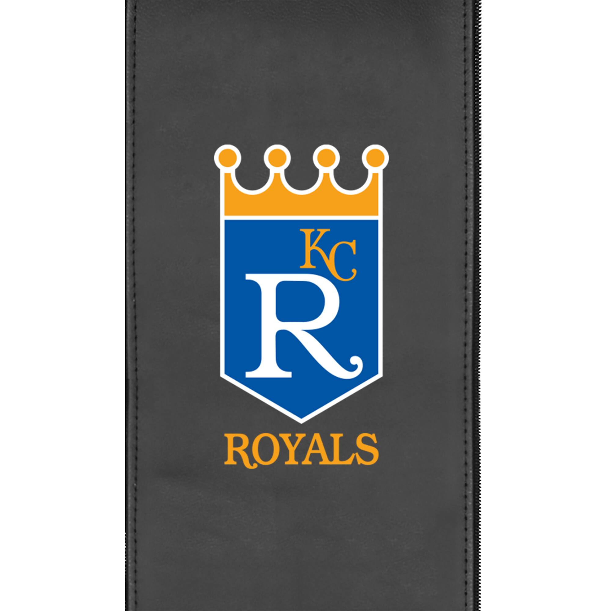 Alt View 2. DreamSeat - Black Kansas City Royals Logo Stealth Manual Recliner - Black.
