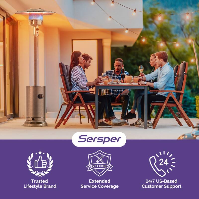 Sersper  
Extended Service Coverage  
24/7 US-Based Customer Support  

Trusted Lifestyle Brand  
Extended Service Coverage  
24/7 US-Based Customer Support