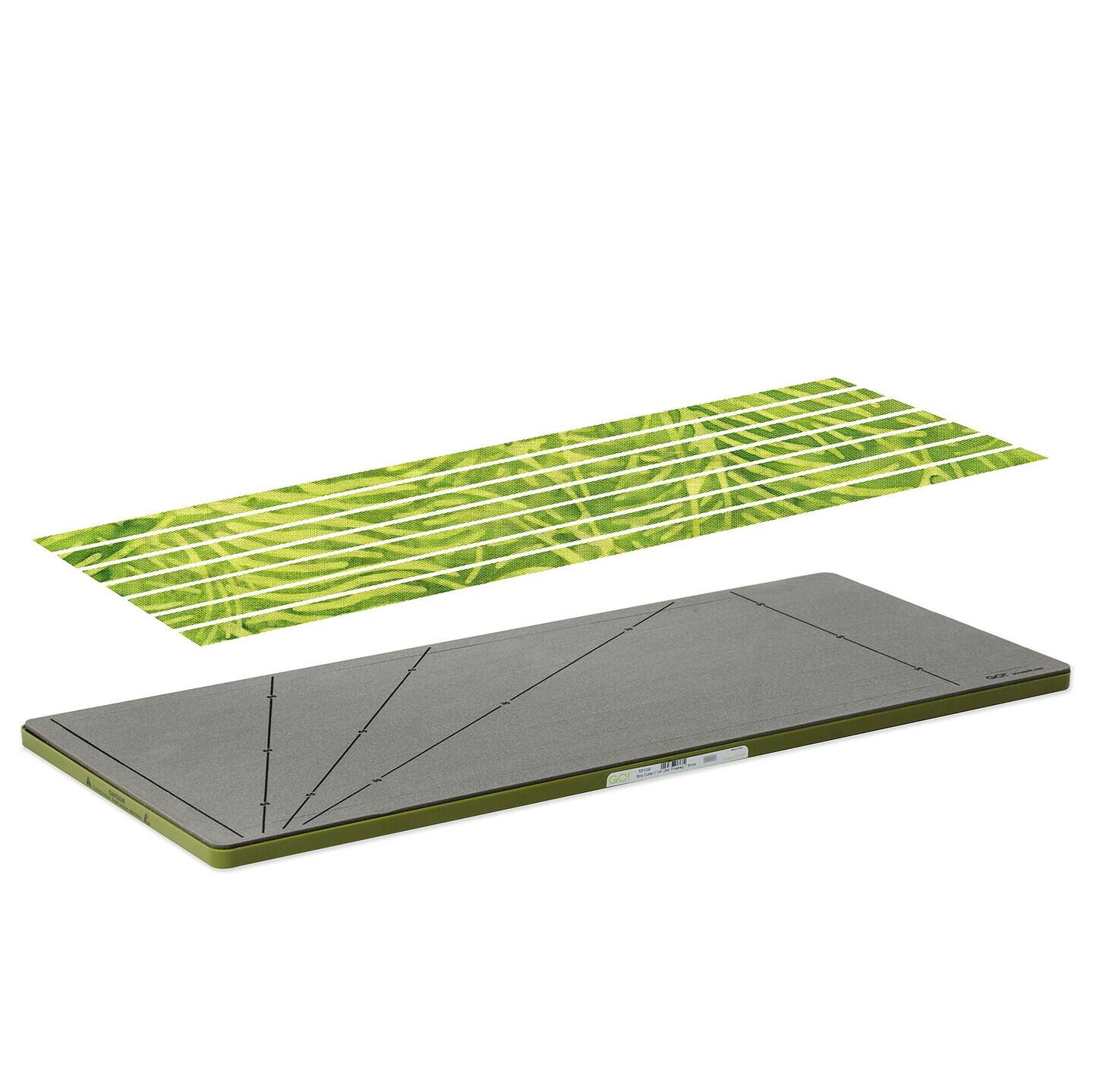 Angle. AccuQuilt - 55109 Stamping die Strip Cutter 1 1/4 inch, Circa 2 cm end Width - Orange.