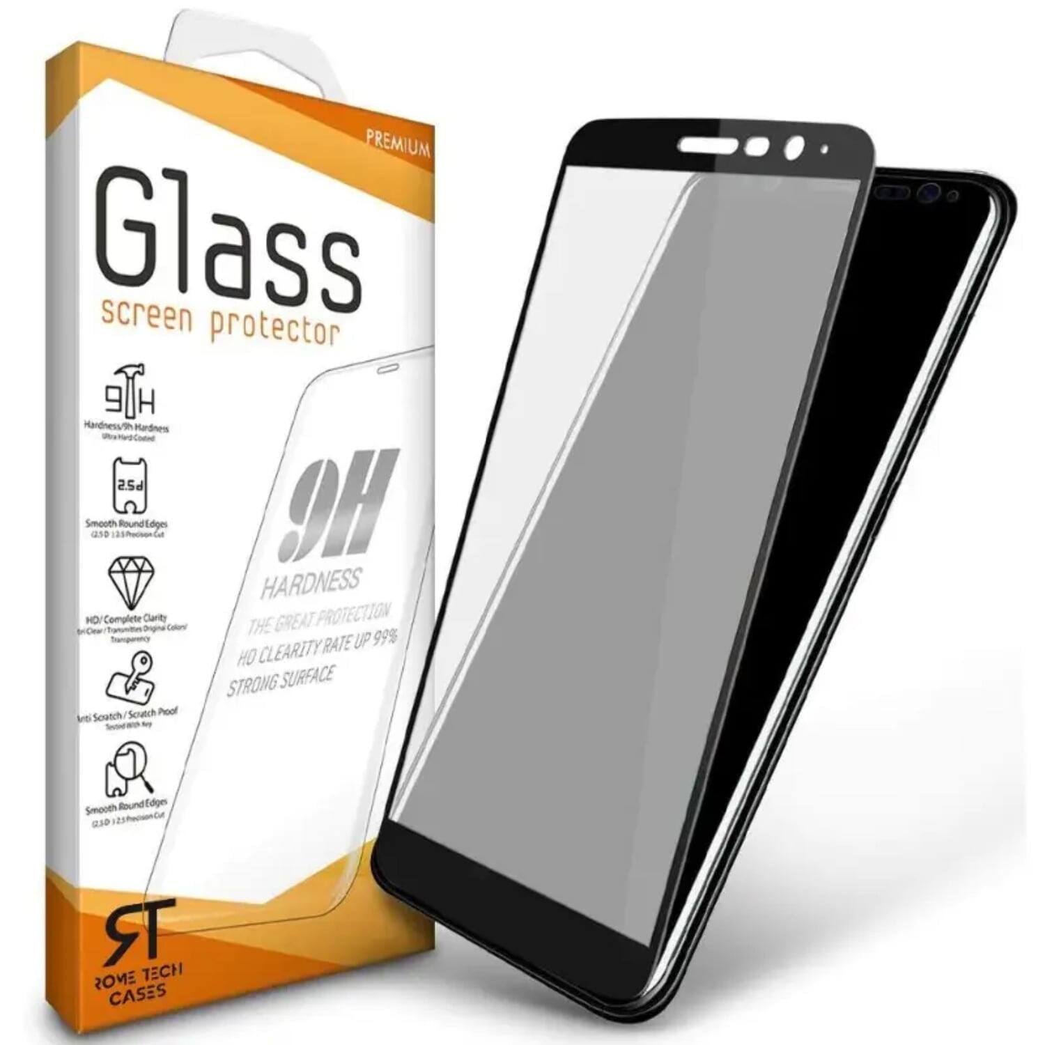 RomeTech - Motorola Moto Edge (2022) Screen Protector Tempered Glass - Transparent