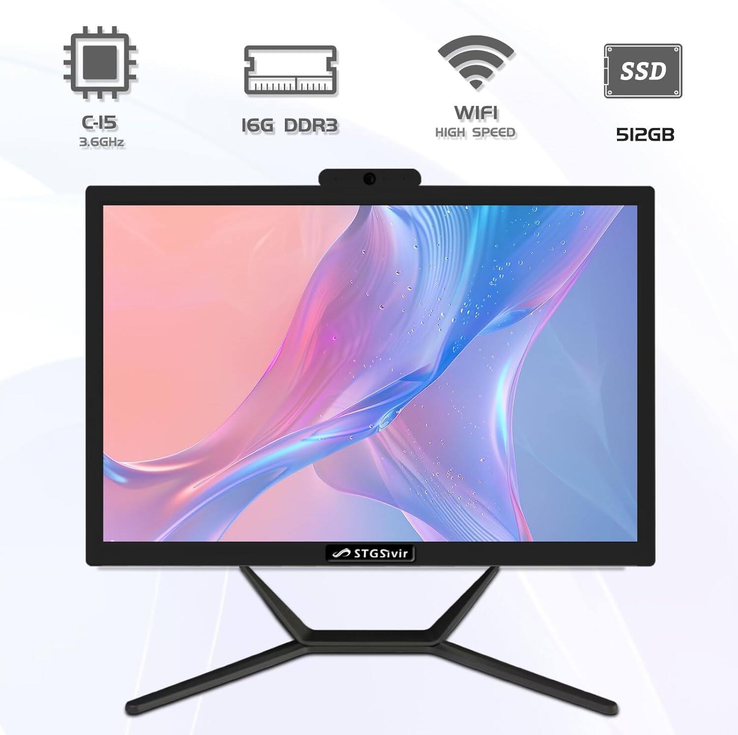 SSD C-I5 3.6GHz 16G DDR3 WIFI HIGH SPEED 512GB STGSivir