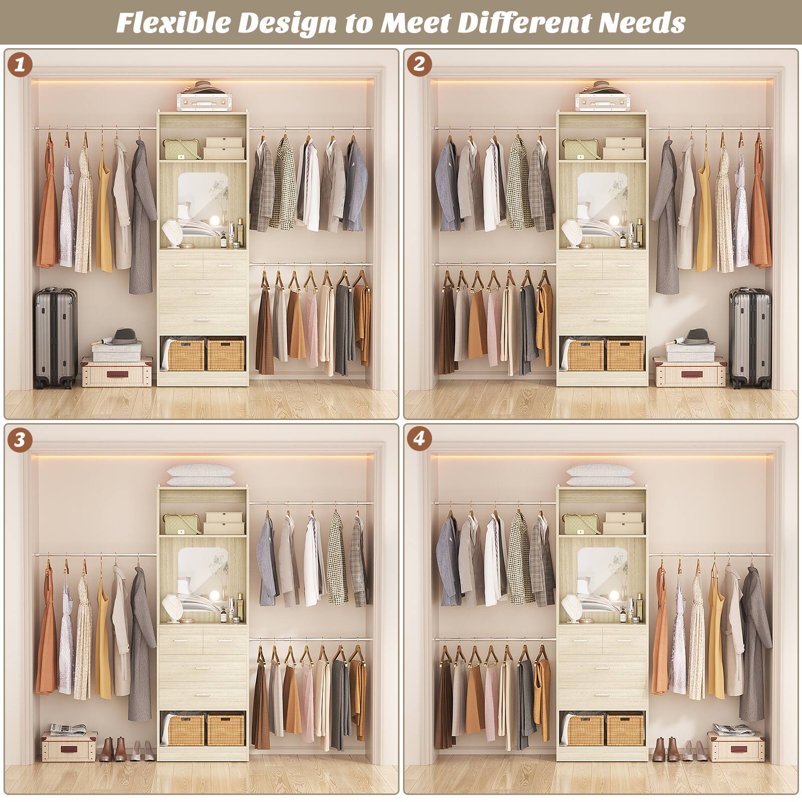 1. Flexible Design to Meet Different Needs  
2.  
3.  
4.