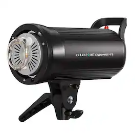 Flashpoint - Studio 400 II-V 400Ws R2 Monolight Strobe Flash with 10W LED Modeling Lamp, Bowens Mount Strobe Light for