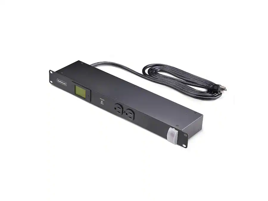 StarTech.com StarTech 12NM8 RACK MOUNT PDU 12 Outlet 1U Metered PDU w ...