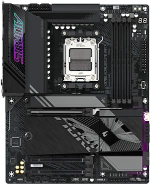 GIGABYTE - X870E AORUS ELITE WIFI7 (Socket AM5)AMD X870E ATX DDR5 Wi-Fi 7 Motherboard - Black