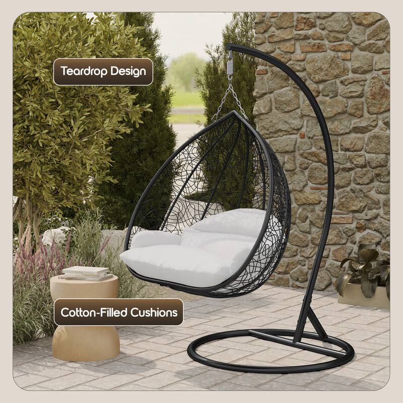 Teardrop Design  
Cotton-Filled Cushions