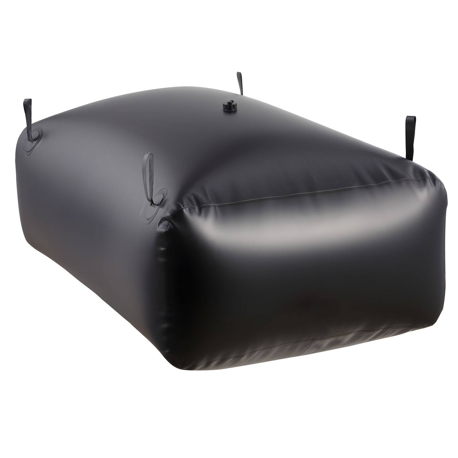 Alt View 5. VEVOR - Water Storage Bladder 142.7 Gallon Large Capacity Water Bag, Portable & Collapsible Soft Waters Container, Leakproof - Black.