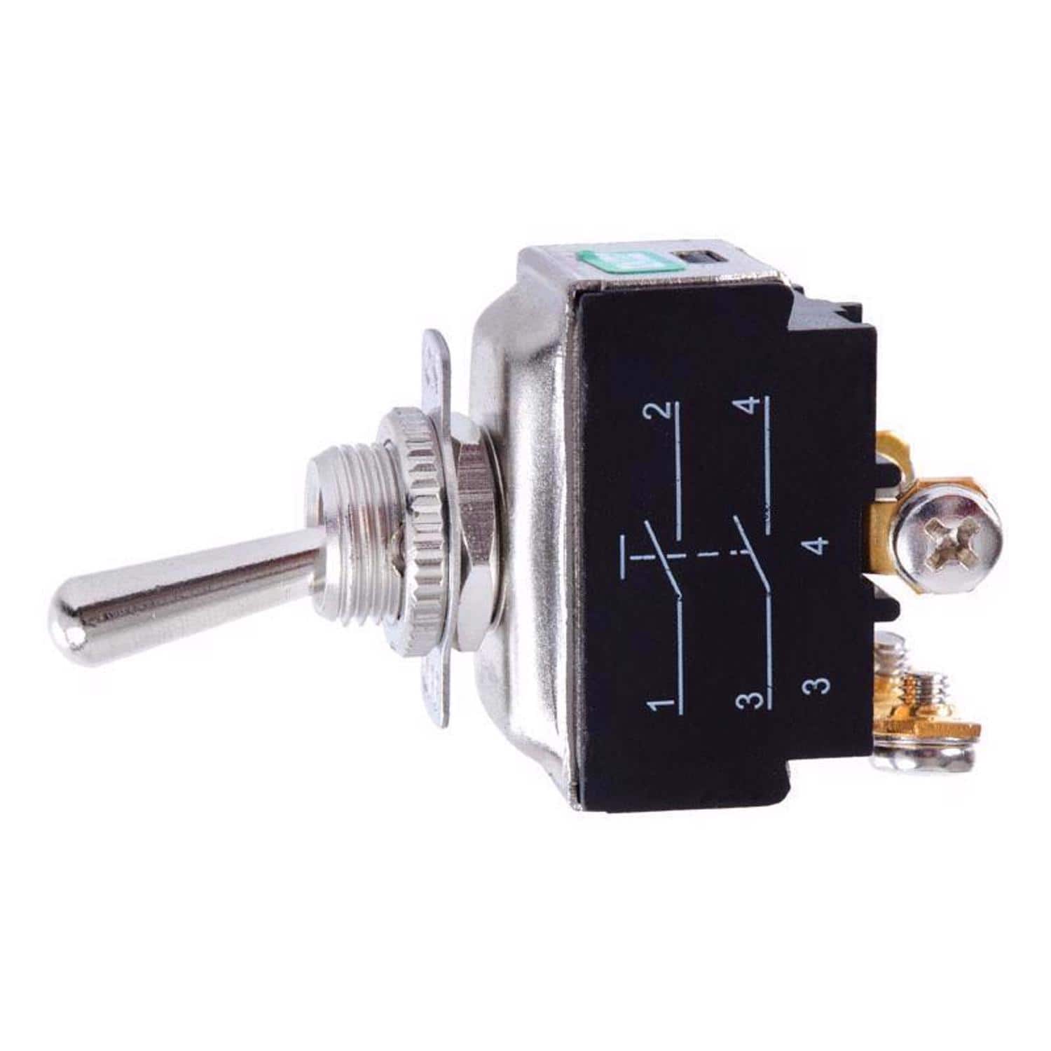 Jandorf - 20 amps Double Pole Toggle Power Tool Switch 1 pk - Silver