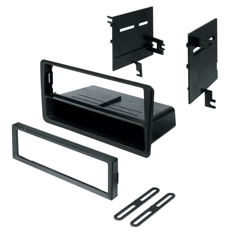 Front. American International - American International NDK767 Single DIN Installation Dash Kit for Select 2001-2004 Nissan and Infiniti Vehicles - Black.