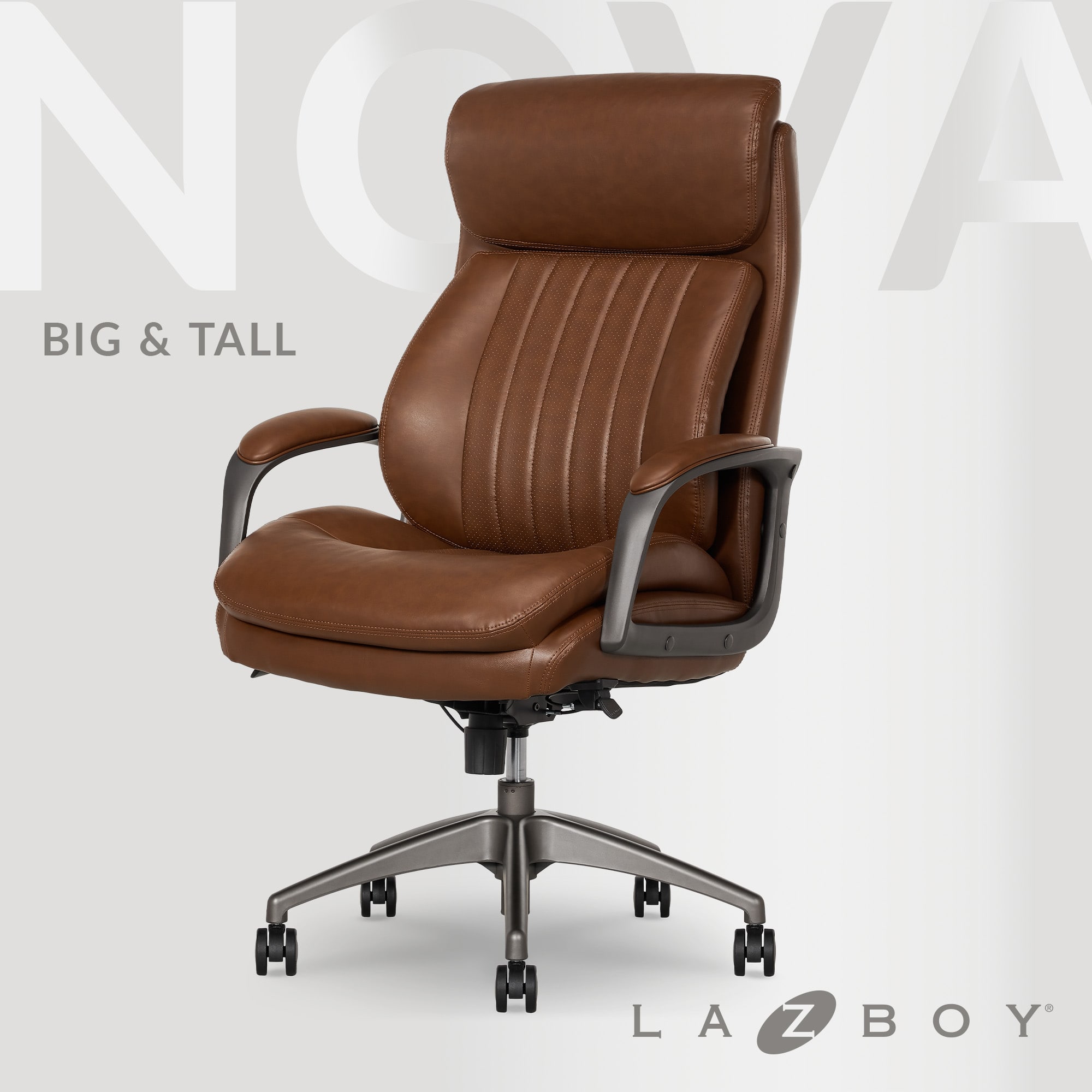 Best Buy: La-Z-Boy Nova Executive Vegan Leather Office Chair With Air ...