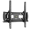 Front. Mount-It! - Locking Anti-Theft Tilting TV Wall Mount for 32"–55" TVs, Secure Low-Profile Design - Black.
