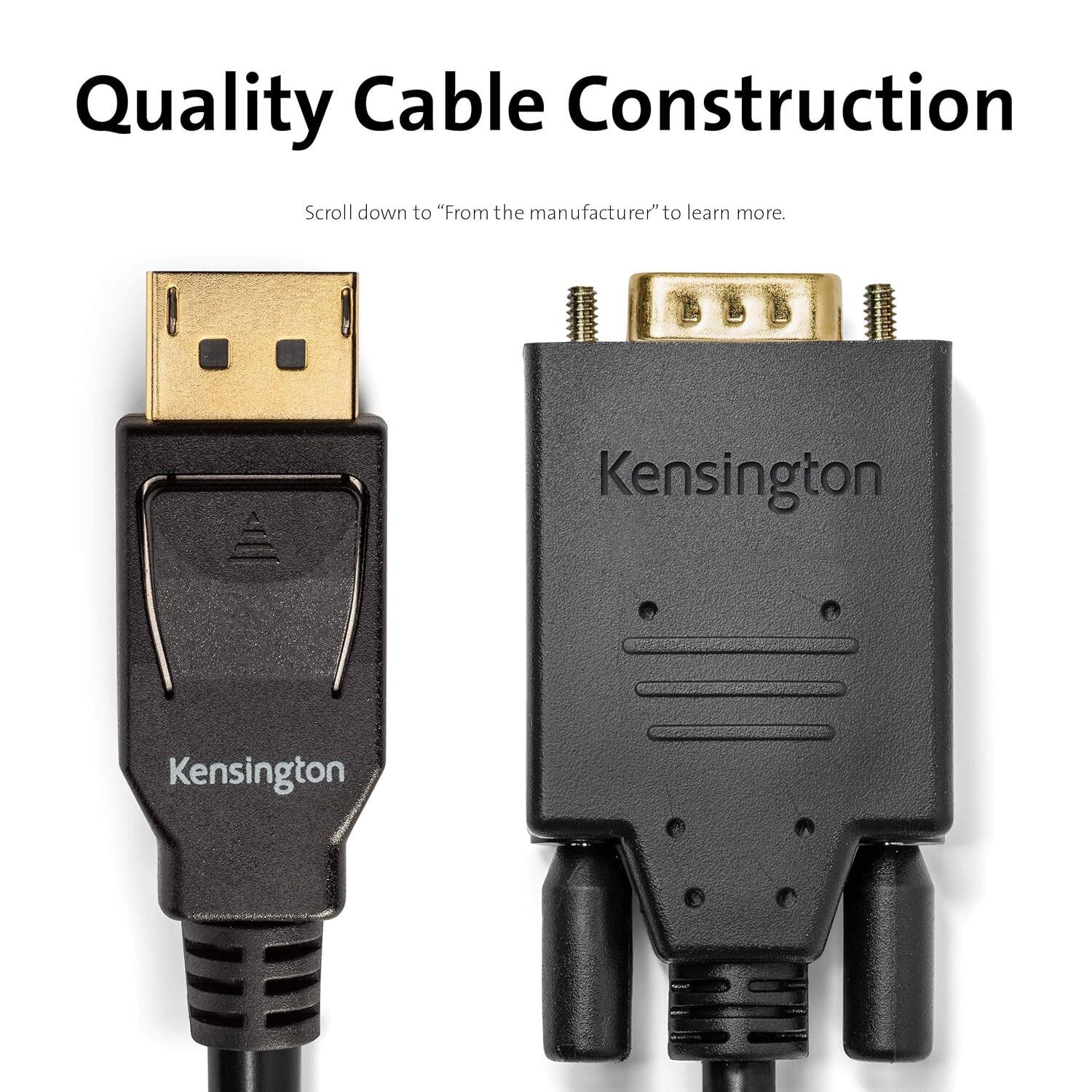 Quality Cable Construction

Scroll down to "From the manufacturer" to learn more.

Kensington