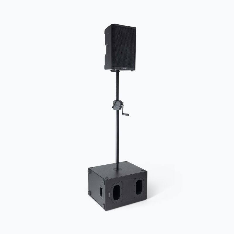Alt View 6. On Stage Stands - OnStage Crank-Up Subwoofer Pole (SS7747V2) - Black.