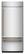 Alt View 13. KitchenAid - 36 in. Wide 20.8 cu. ft. Built-In Bottom Mount Refrigerator with Platinum Interior - Stainless Steel with PrintShield Finish.