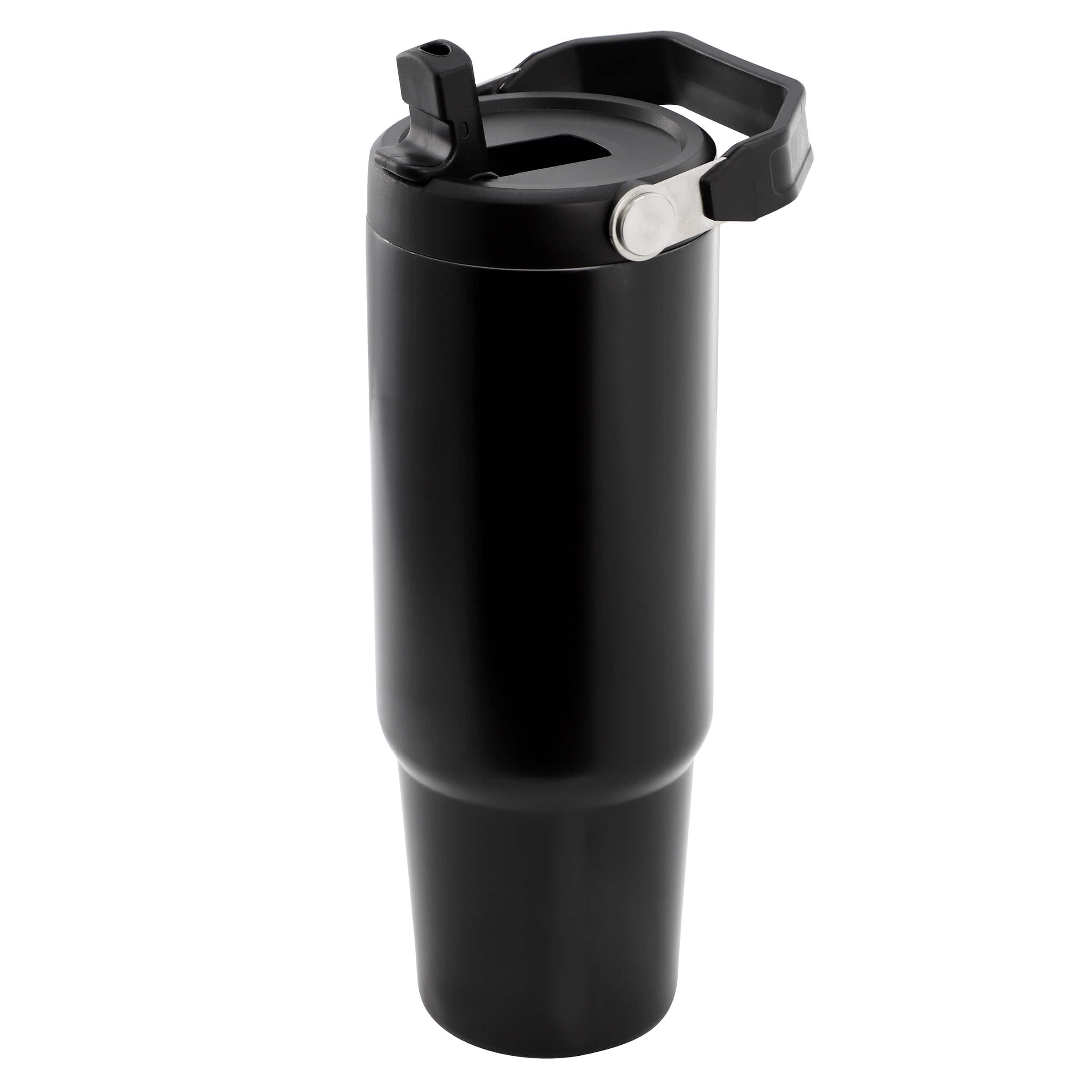 Gibson - Home 29oz Marina Stainless Steel Thermal Tumbler with Top Handle and Folding Straw - Black price history on PriceWatchPro