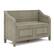 Front. Simpli Home - Connaught Entryway Storage Bench - Distressed Grey.