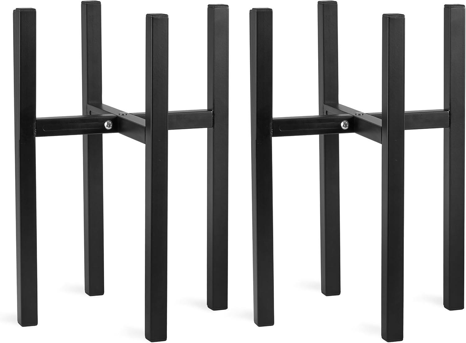 Alt View 3. Sorbus - Sorbus Adjustable Metal Plant Stand, Mid Century Style Flower Pot Holder, 10 to 16 Inches Planter Stand - Black Two Pack.