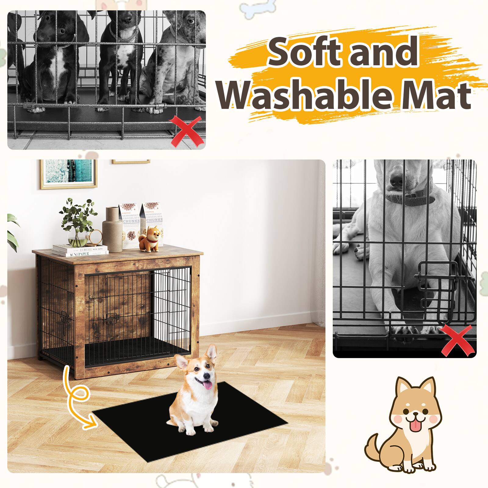 Soft and Washable Mat