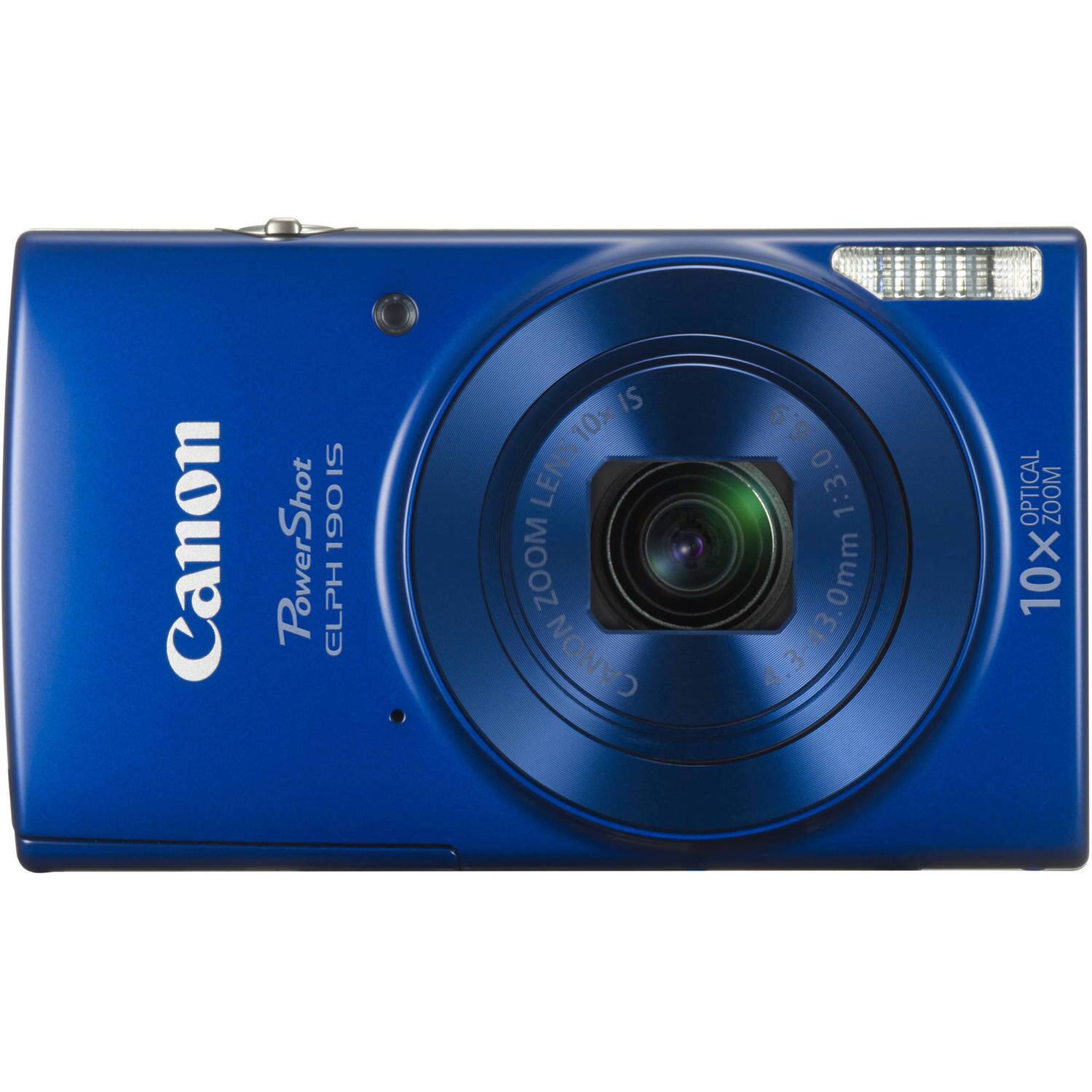Canon PowerShot ELPH 190 IS 10x Zoom Lens 4.3-43.0mm 1:3.0 Optical Zoom