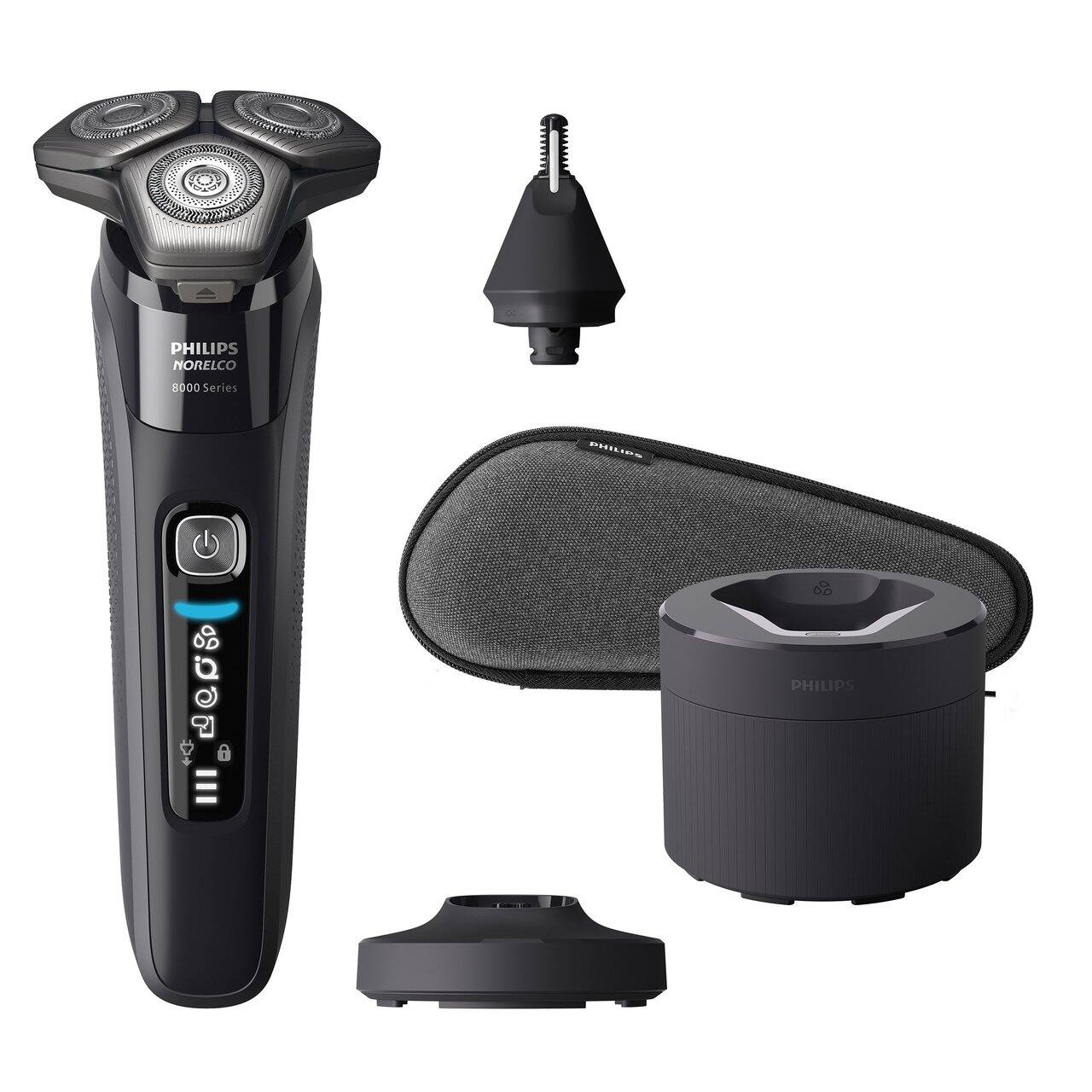 Philips Norelco Shaver 8000 Wet & Dry Rechargeable Electric Shaver with ...