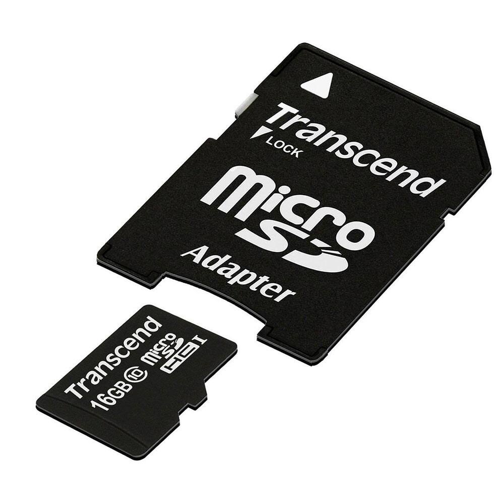 Transcend MicroSD Adapter  
Transcend 16GB MicroSD