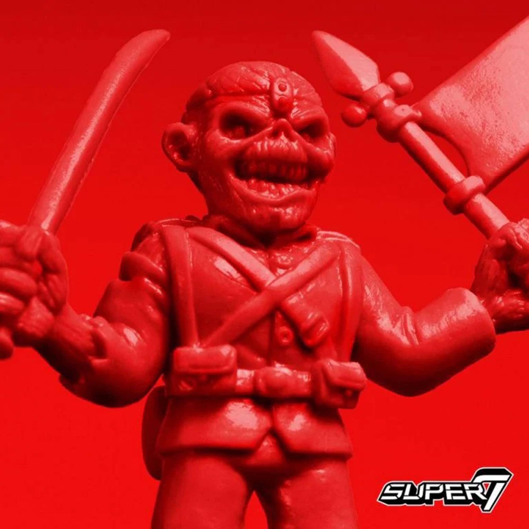 Alt View 10. Super7 - Iron Maiden M.U.S.C.L.E. Red Mini-Figure Set - Red.