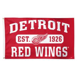 WinCraft - Detroit Red Wings 3' x 5' Single-Sided Franchise Establishment Deluxe Flag - Multicolor