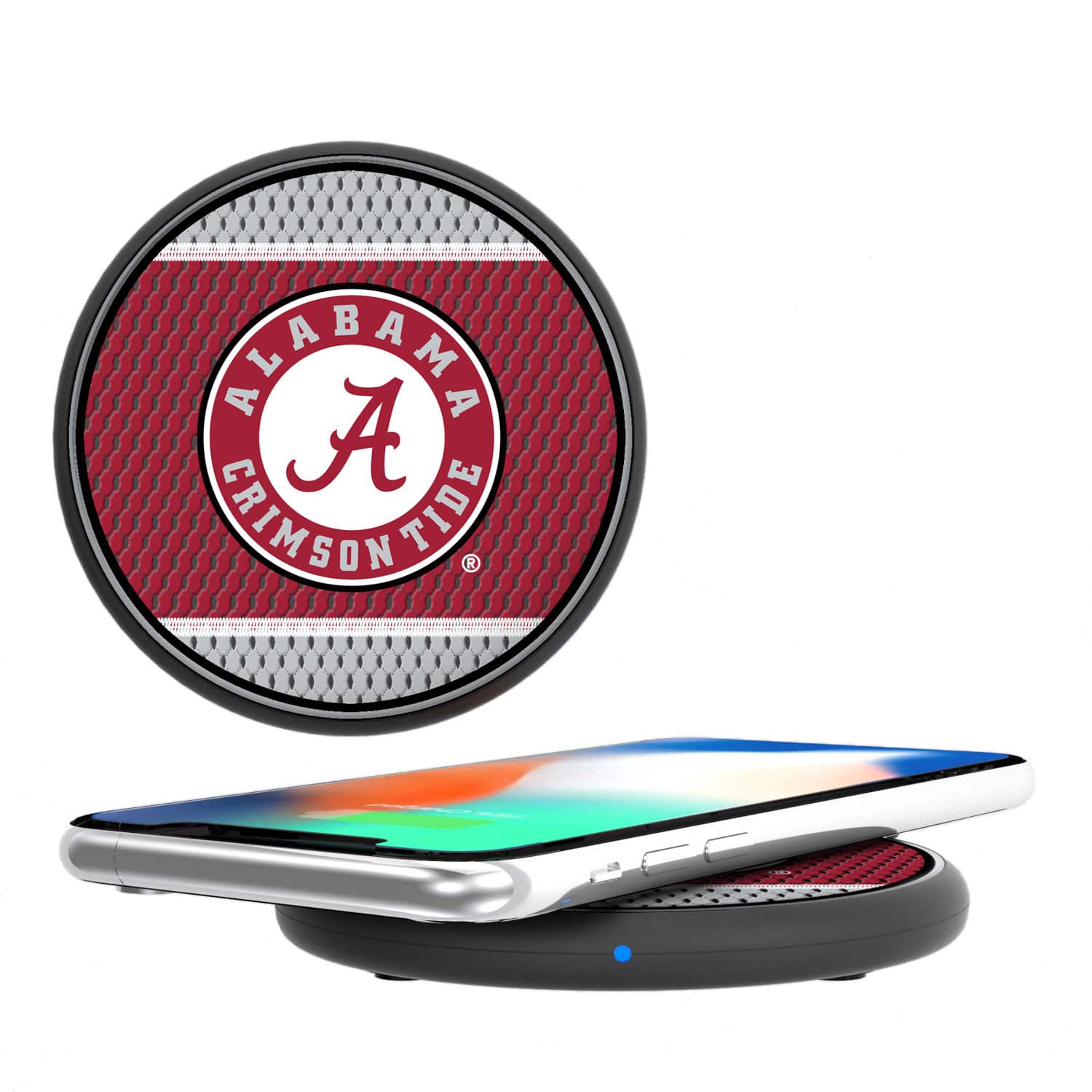 Keyscaper - Alabama Crimson Tide Wireless Charging Pad - Multicolor