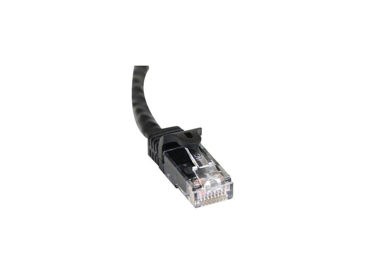Alt View 5. StarTech.com - StarTech.com N6PATCH50BK 50 ft. Cat 6 Black Snagless Cat6 UTP Patch Cable - ETL Verified.