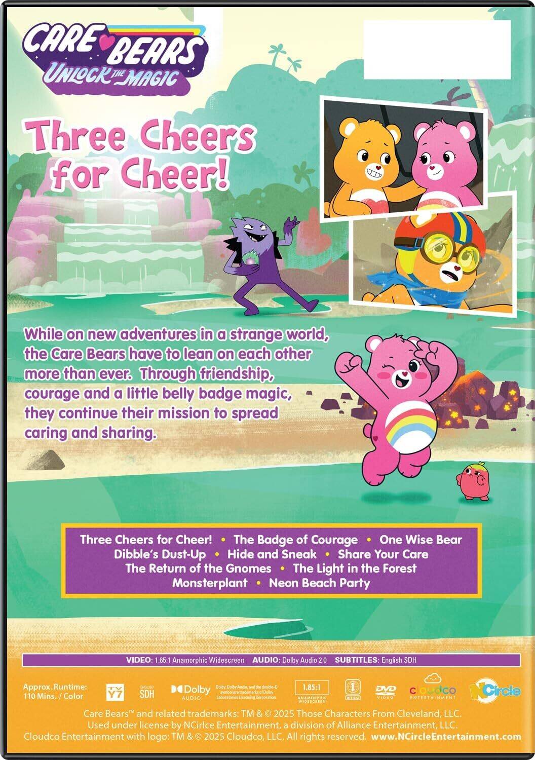 Alt View 1. Care Bears: Unlock the Magic - Three Cheers for Cheer!   - DVD.