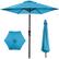 Front. Best Choice Products - Best Choice Products 10ft Outdoor Steel Market Patio Umbrella w/ Crank, Tilt Push Button, 6 Ribs - Sky Blue - Sky Blue.