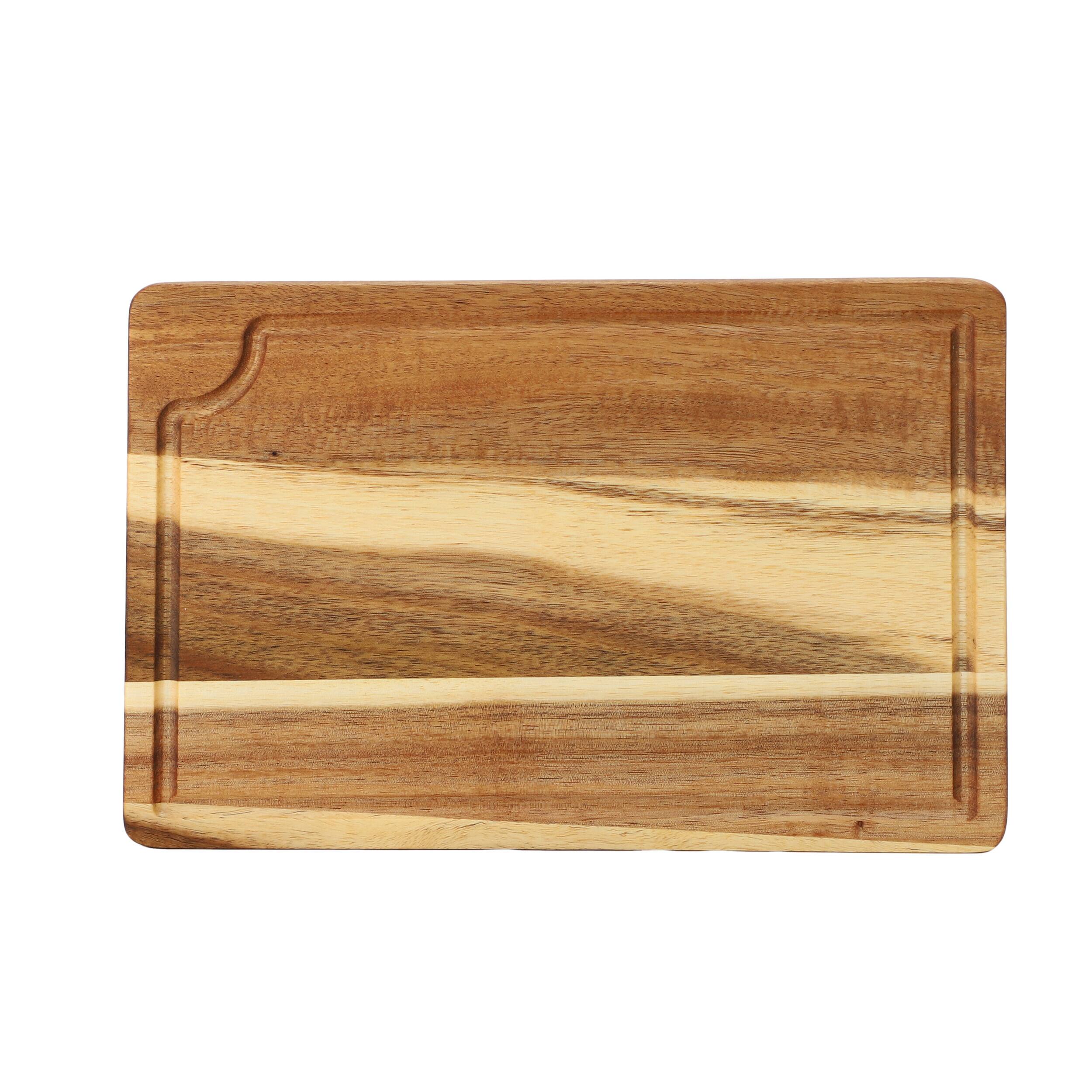 Alt View 4. MegaChef - MegaChef 3 Piece Acacia Wood Cutting Board Set - Brown.