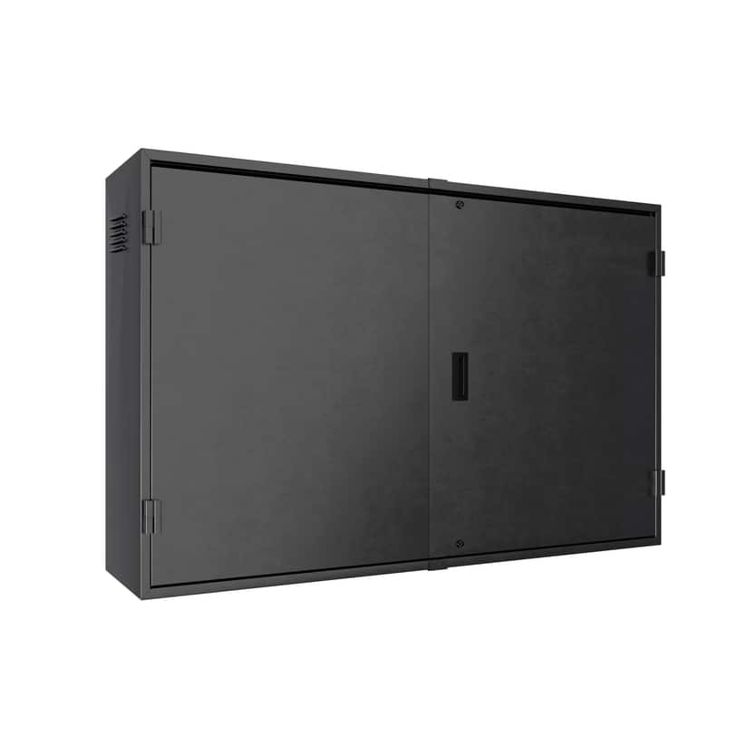Storm Shell - Pro Weatherproof 55" Outdoor TV Enclosure - Black