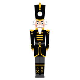 Fan Creations - Pittsburgh Steelers 46" Nutcracker Leaner - Multicolor