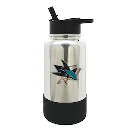 Great American Products - San Jose Sharks 32oz. Team Color Chrome Hydration Bottle - Multicolor