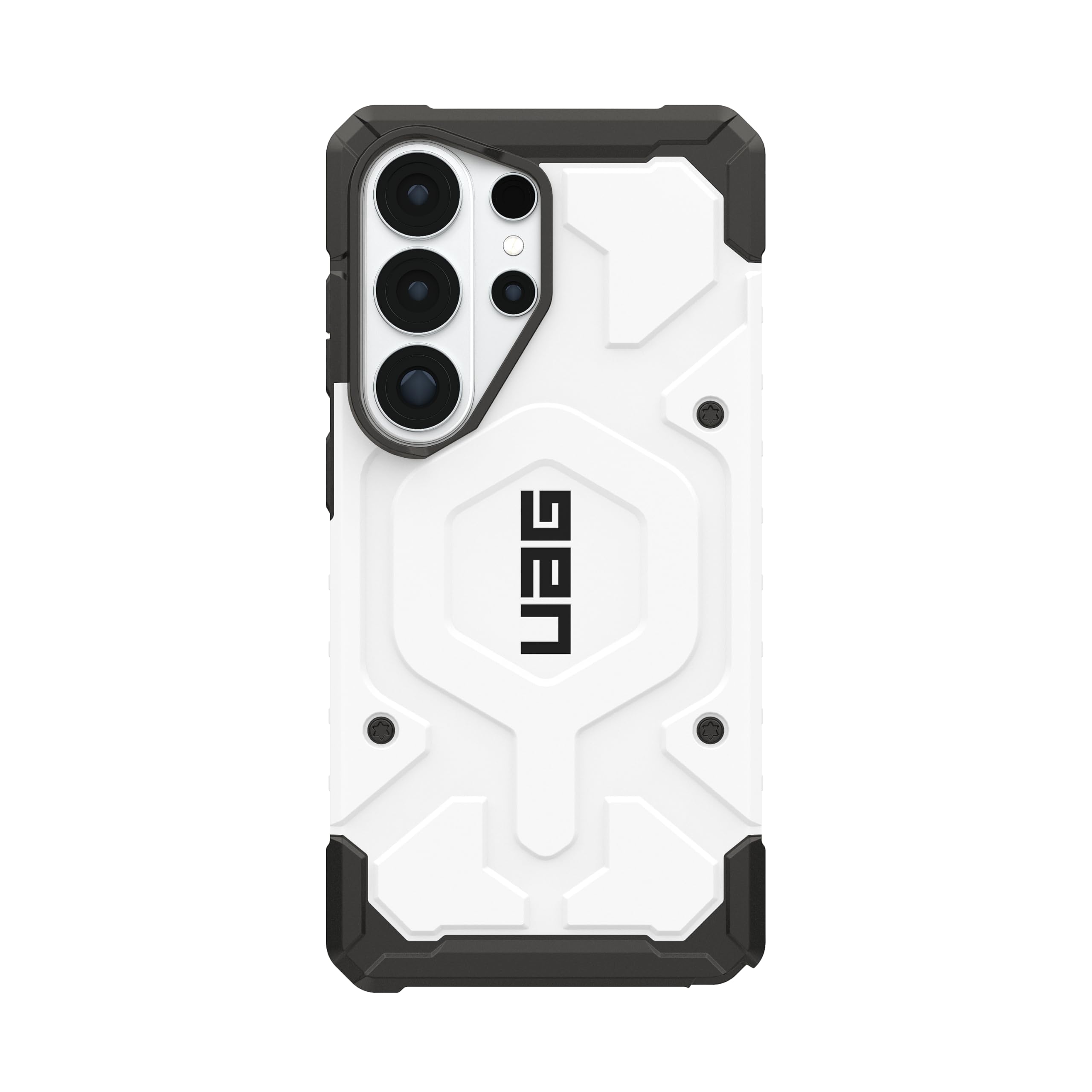 Alt View 5. UAG - Samsung Galaxy S26 Ultra Case with Magnetic Charging, Traction Grip, Drop Protection, Rugged Protective Cover - White.